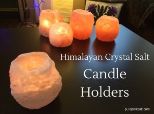 Himalayan Crystal Salt Candle Holder
