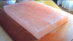 pure pink salt block