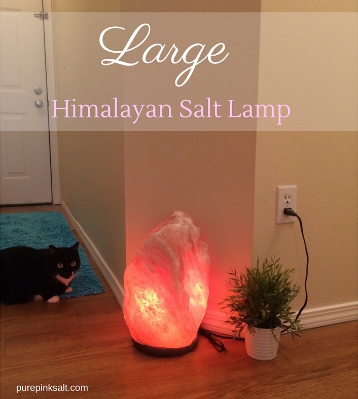 large himalayan salt lamp