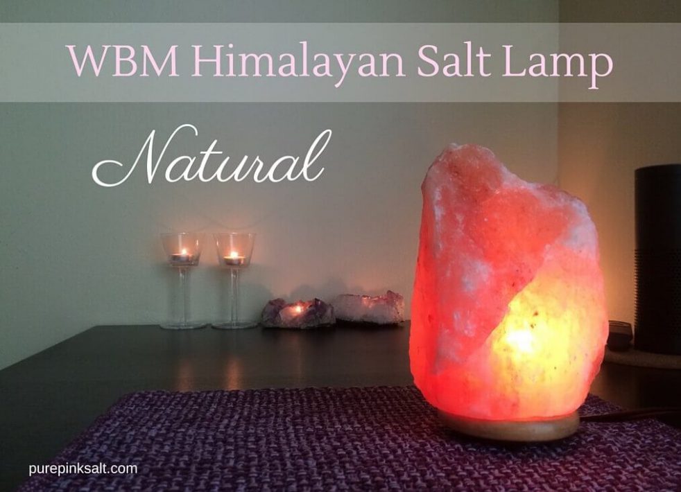 WBM Himalayan Salt Lamp Natural Pure Pink Salt