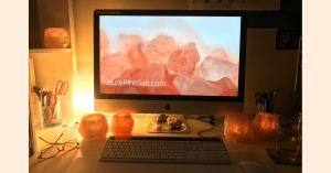Himalayan salt candle holder