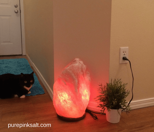 large himalayan salt lamp