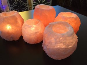 himalayan salt candle holders