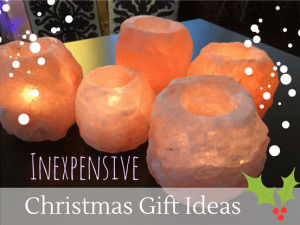 Inexpensive Christmas gift ideas Salt candle holders